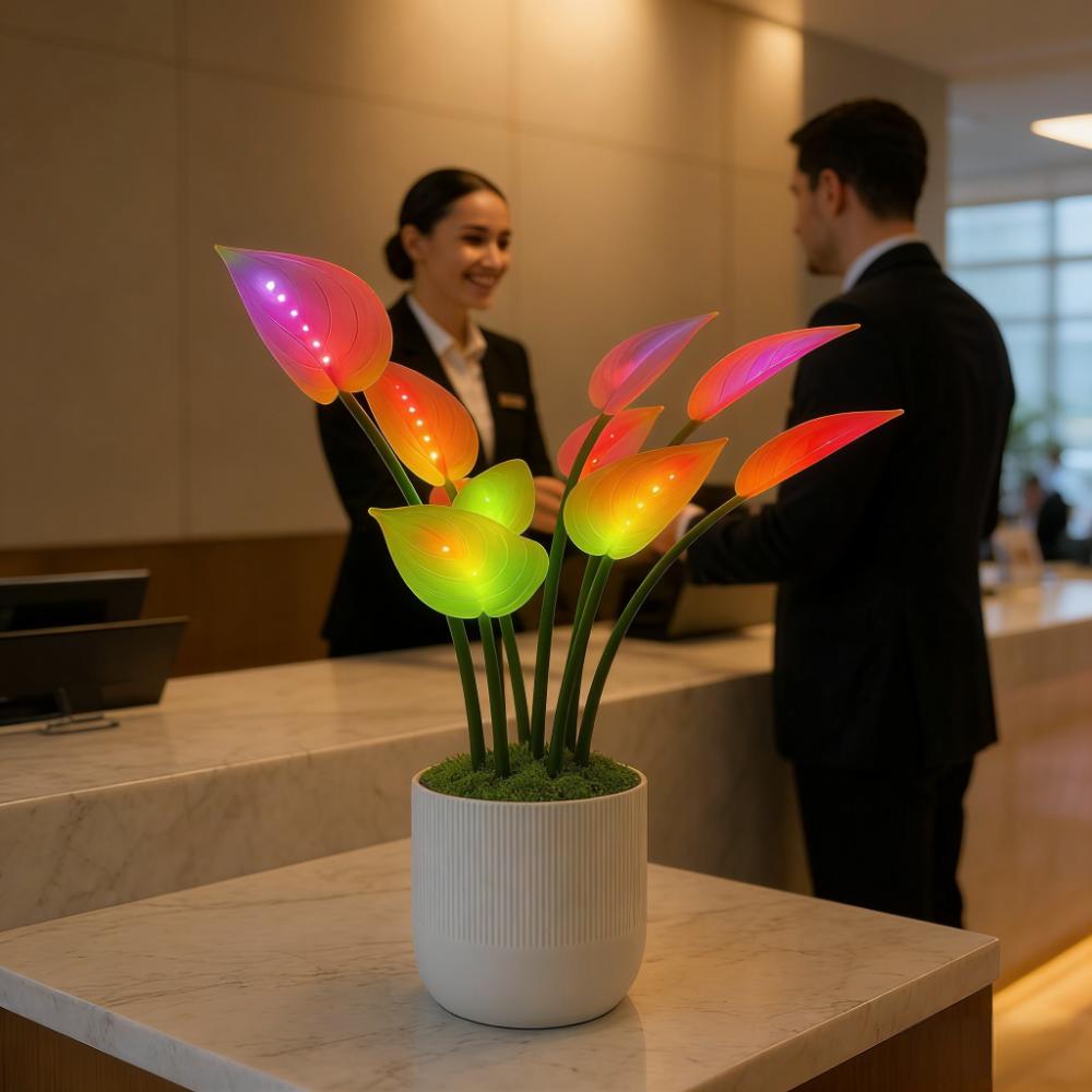 LUMIO RGB Tabletop LED Plant | Modern Decorative Ambient Light