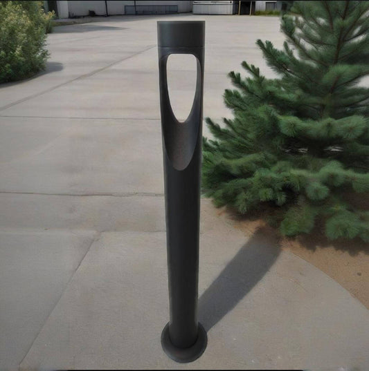 Modern minimalist outdoor waterproof lawn light with sleek design, perfect for garden and landscape lighting.
