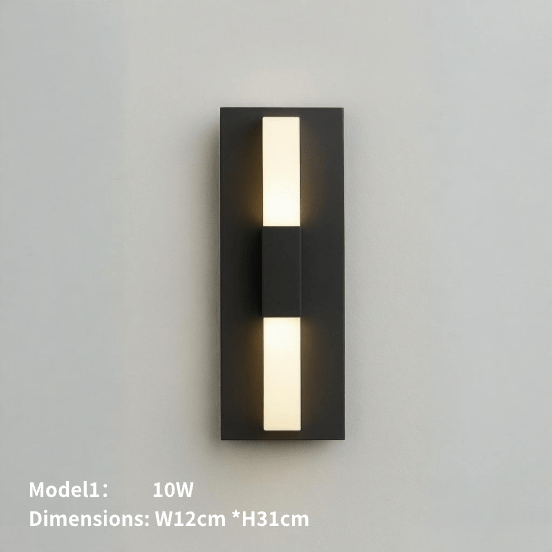 New LED Waterproof Wall Lamp - Super Bright Outdoor Porch, Garden, and Vanity Light