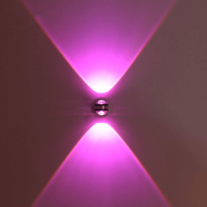 Modern LED Wall Light Crystal Aluminum- Dual-Sided  Up/Down Lighting