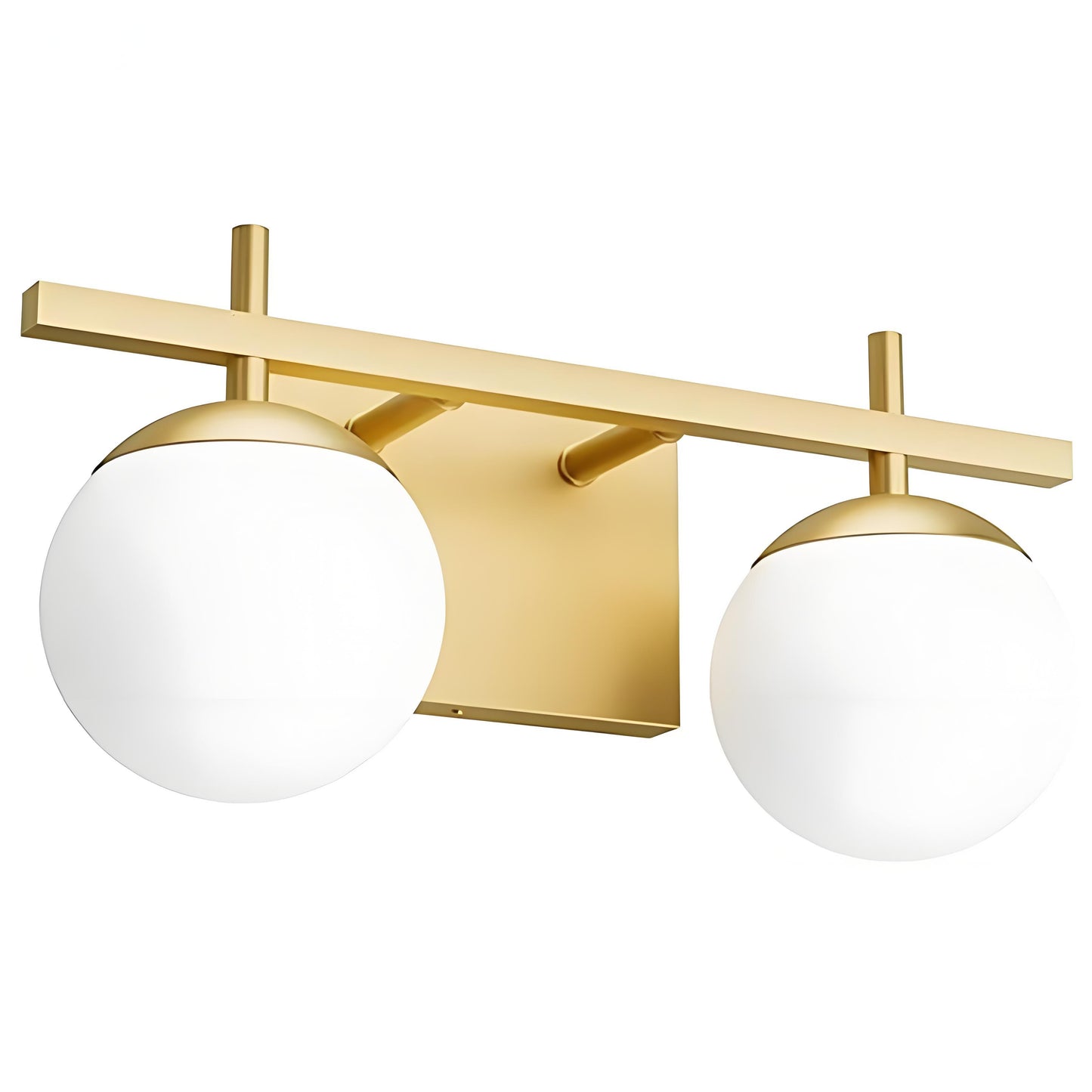 Round Glass Sphere Wall Lamp for Bedroom, Bathroom, and Accent Wall