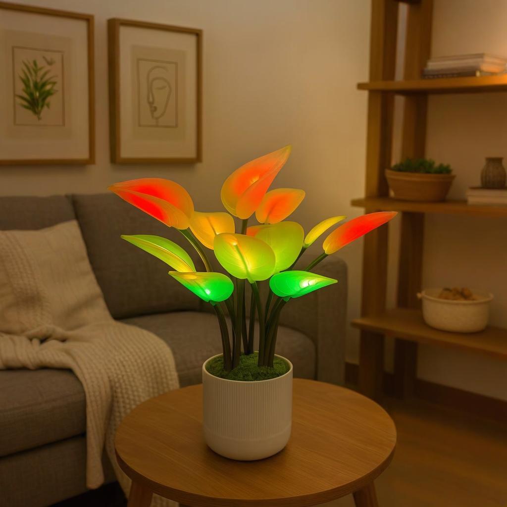 LUMIO RGB Tabletop LED Plant | Modern Decorative Ambient Light