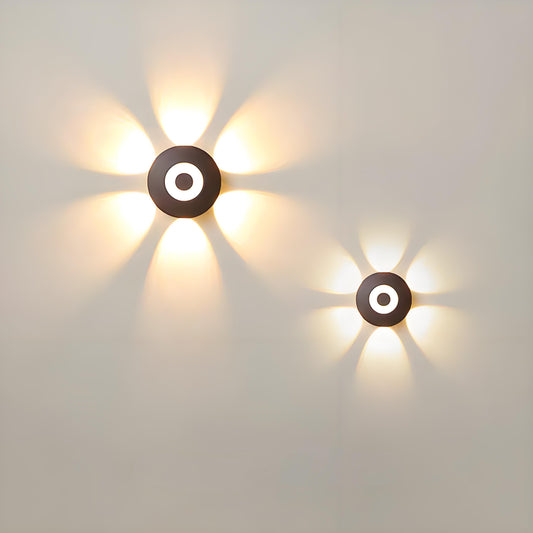 LED Waterproof Wall Light – Floral Contour Pathway Light for Hallway, Corridor & Entryway