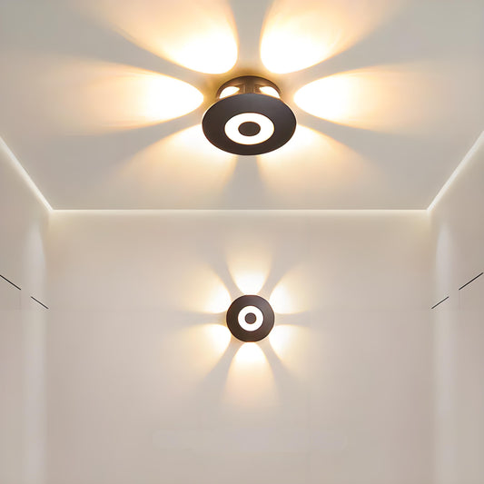 LED Waterproof Wall Light – Floral Contour Pathway Light for Hallway, Corridor & Entryway