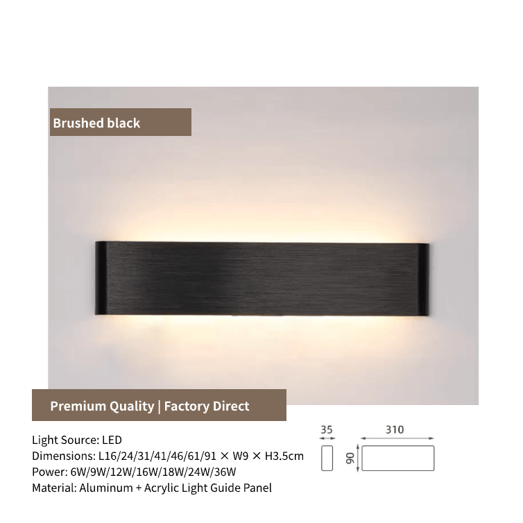 Modern LED Strip Light, Bedroom Stairway Wall Background Wall Lamp,
