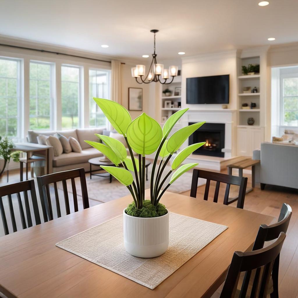 LUMIO RGB Tabletop LED Plant | Modern Decorative Ambient Light