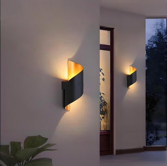 Dual-Head Waterproof Wall Light – Vintage Style Up/Down Wall Wash Spotlight for Outdoor/Indoor